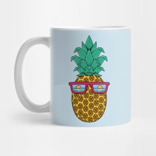 Pineapple summer Floral Mug